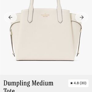 Kate Spade Ivory Dumpling Tote